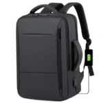 Men Large Capacity Backpack USB Charging Male Laptop Bagpack Waterproof Business Travel Back Pack Luggage Bag Mochila