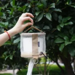Camping Tissue Case Roll Paper Storage Bag With Hook Portable Tissue Holder Tent Hanging Napkin Holder Camping Supplies