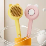 Pet Dog Brush Cat Comb Self Cleaning Pet Hair Remover Brush For Dogs Cats Grooming Tools Pets Dematting Comb Dogs Accessories