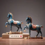New Chinese ornaments decorations horse ornaments Zen creative home furnishings living room TV cabinet room layout wine cabinet