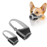 Adjustable Strap Dog mouthpiece Comfortable Mesh Dog Muzzle Prevent Biting Soft Fabric Pet mask Barking and Chewing
