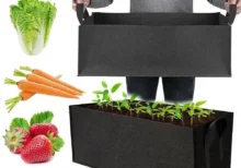 Garden Planting Bag with Handles Multi-size Felt Grow Bag Rectangle Planting Nursery Pot Vegetable Tomato Potato Planting