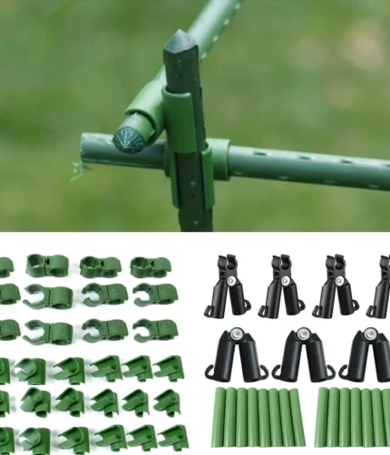 10 PCS Universal Plastic Clips Plant Support Fixed Connector Pillars Gardening 11mm Fixed Bracket Climbing Pergola Connector