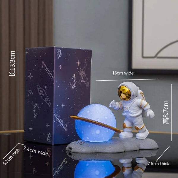 Astronaut Figurine Resin Spaceman - Image 8