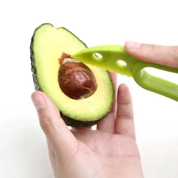 Creative with Protective Cover Avocado Slicing Knife Peeling and Peeling Pulp Separation Slicer Kitchen Fruit Tools - Image 2