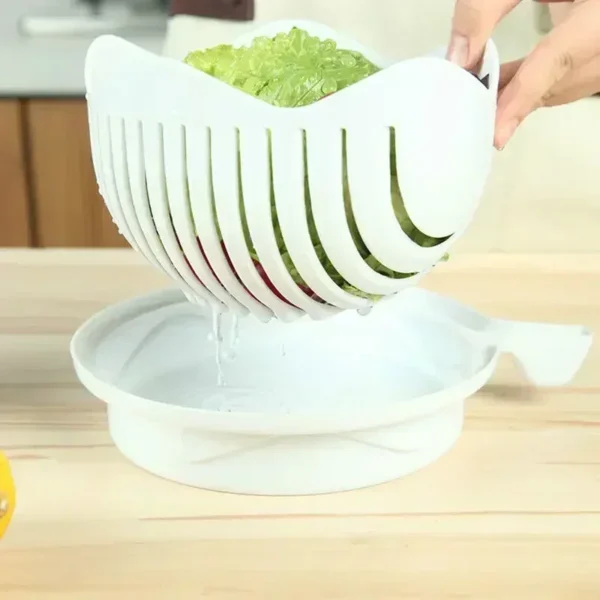 Chopper Vegetable Salad Cutter Cutting Bowl Vegetable Slices Cut Fruit for Kitchen Tools Accessories Gadgets Kitchen Items - Image 4