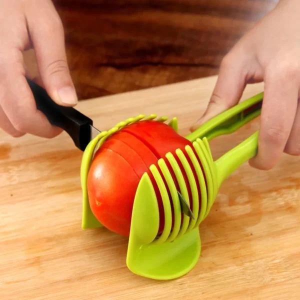 Stainless Steel Kitchen Handheld Orange Lemon Slicer Tomato Cutting Clip Fruit Slicer Onion Slicer KitchenItem Cutter Accessorie - Image 5