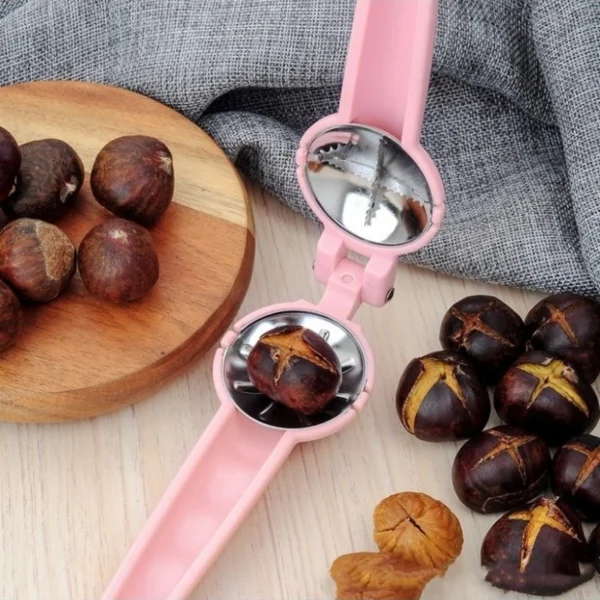 2 in 1 Stainless Chestnut Machine Kitchen Accessories Chestnut Sheath Chestnut Cutter Chestnut Opener Chestnut Nut for Nuts - Image 4