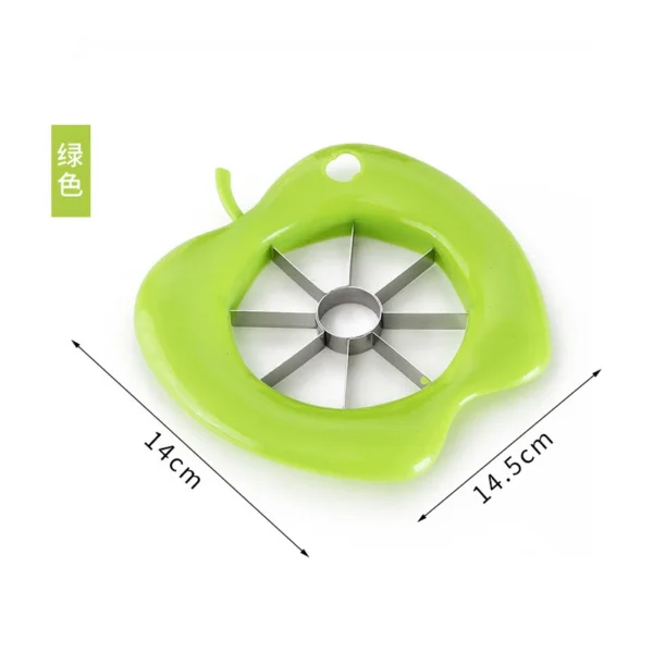 Stainless Steel Assist Apple Slicer Cutter Pear Fruit Divider Tool Apple Corer Divider Comfort Handle for Kitchen Fruit Peeler - Image 5