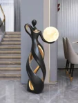 Home Decor Abstract Character Statues Floor Decor Living Room Large Welcome Sculptures Art Ornaments Housewarming Gift Figurines